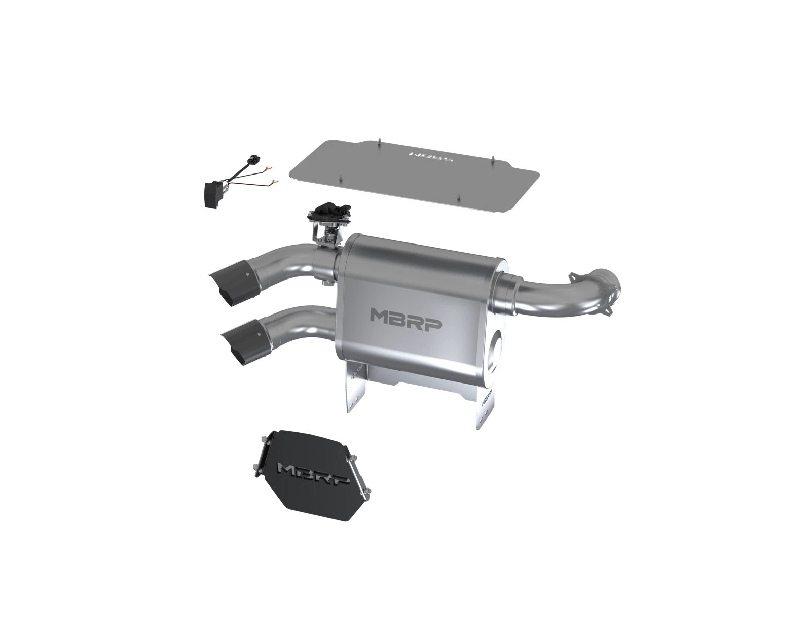 MBRP Dual Slip-On Exhaust System for Can-Am Maverick X3 (2017–2023)