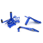 CNC Rear Sets Foot Pegs for BMW S1000RR (2015–2017) - Blue