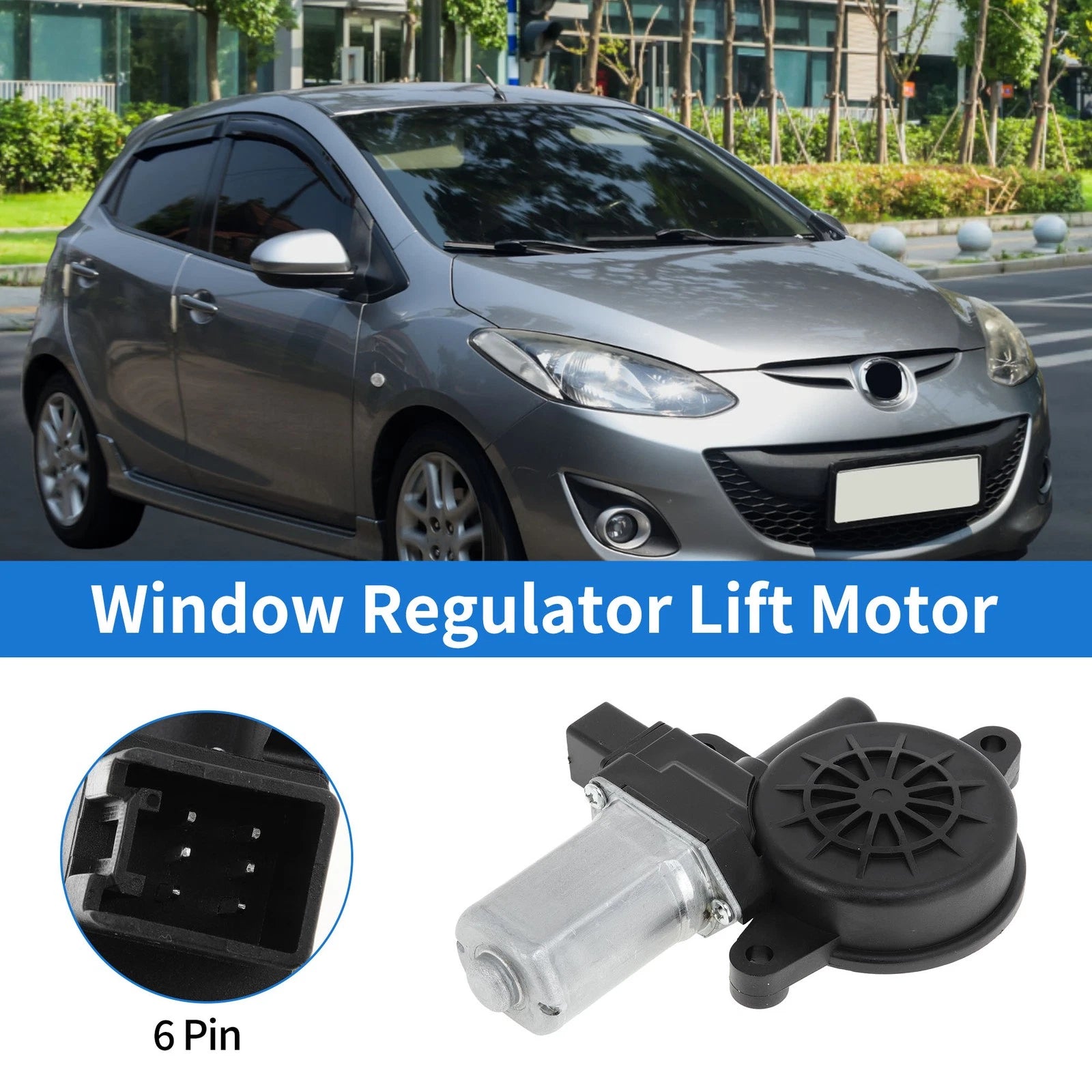 Power Window Regulator Lift Motor No.D6515958XB for Mazda 2/3/6/CX-5 (2011–2014)