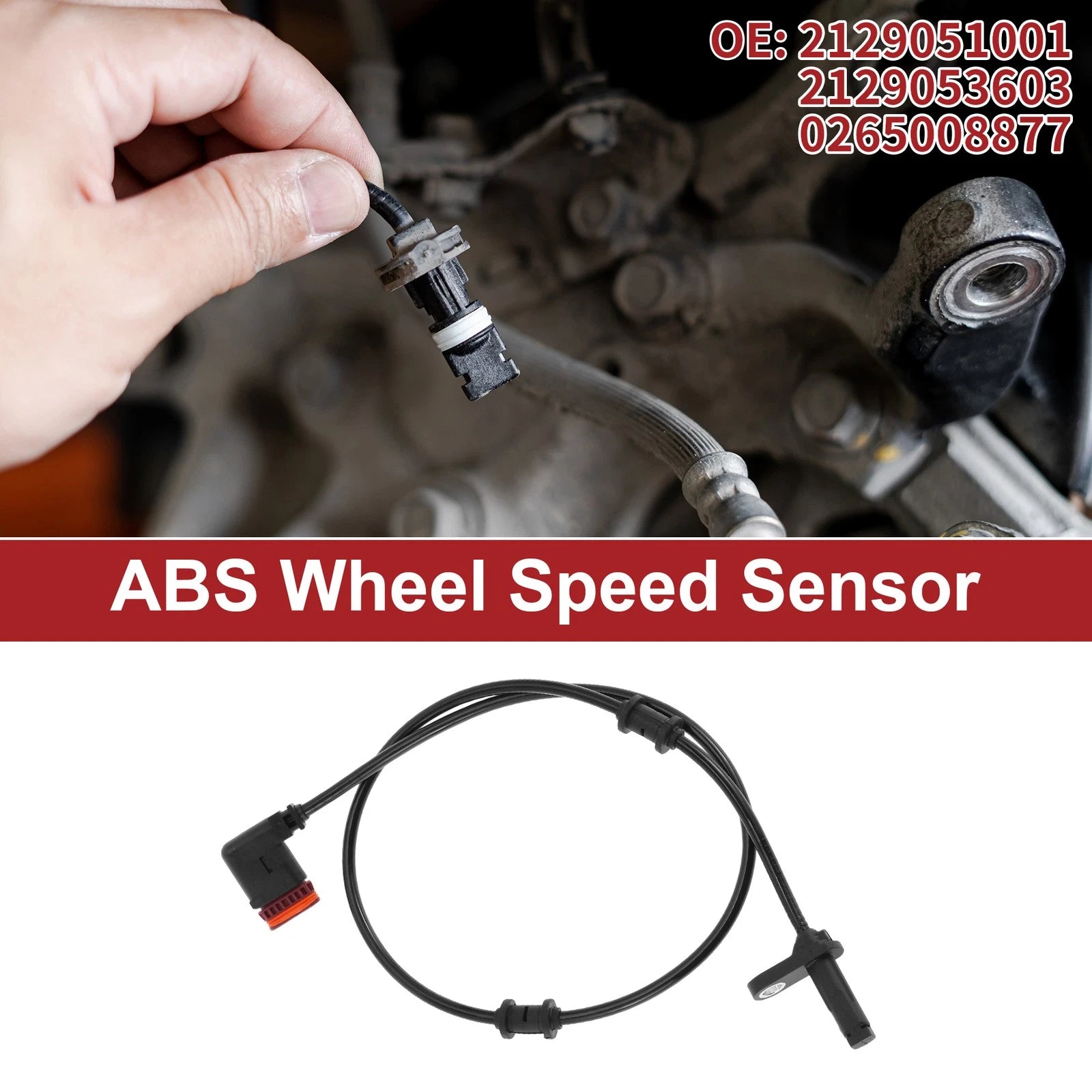 ABS Wheel Speed Sensor No. 2129051001 for Mercedes-Benz E350 (2014–2016)