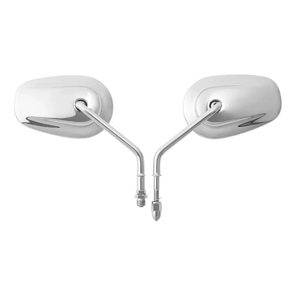 Chrome Rear-View Mirrors for Harley Sportster XL Softail Touring Road Glide