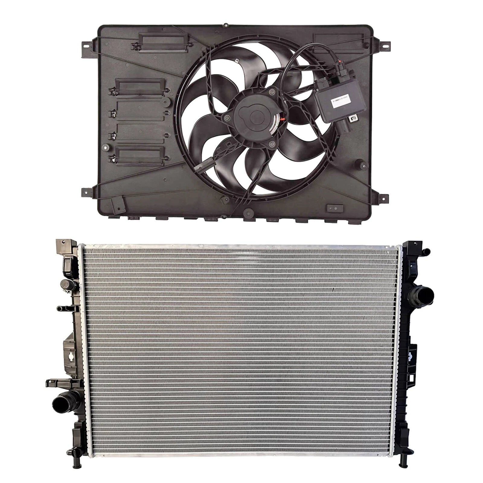 Radiator and Cooling Fan Assembly Kit for Land Rover LR2 (2008–2014)