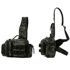 Tactical Military Chest Bag for Hunting Fishing Backpack (Camo)