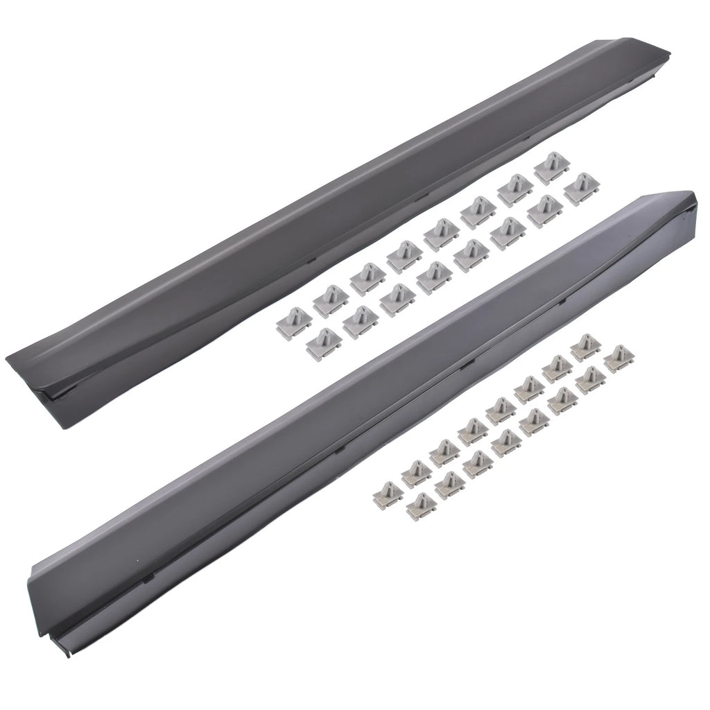 2X Front Lower Door Trim Molding for Cadillac XT5 (2017–2025) Black