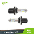 2X LED Fog Light Kit for 880 899 6000K 50W Clear