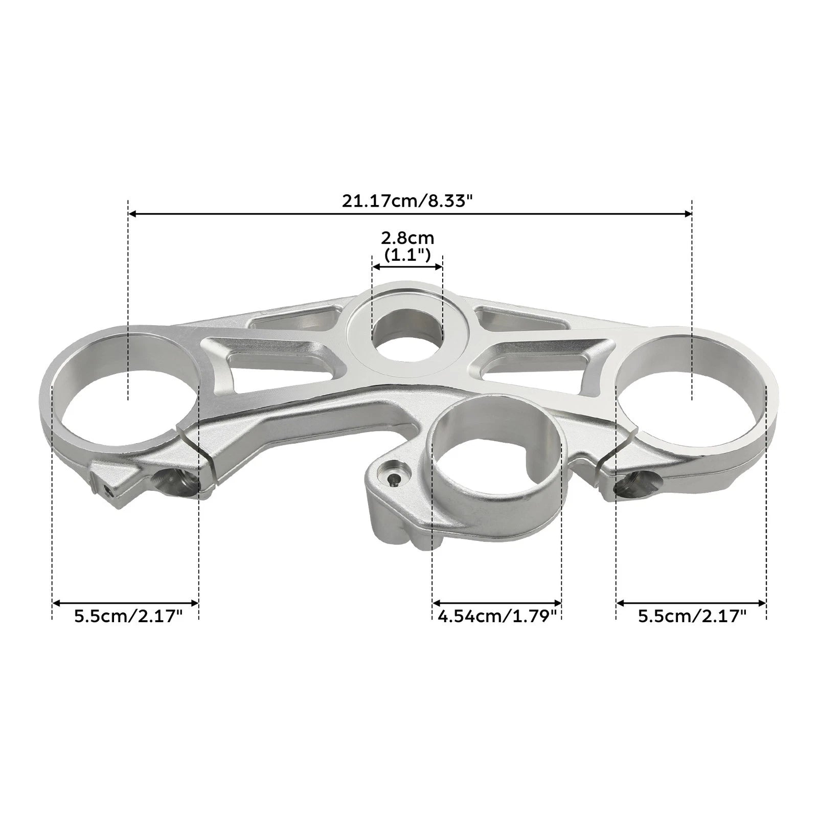 Upper Fork Cross Brace Triple Top Clamp for BMW S1000RR (2015–2019)