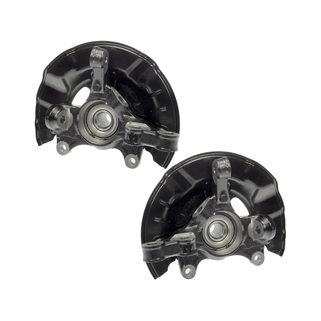 Pair Front Steering Knuckle & Wheel Bearing Hub Assembly for Toyota Corolla