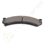 Front & Rear Brake Pads for Chevy Silverado 1500 HD (2001–2003, 2005–2006)