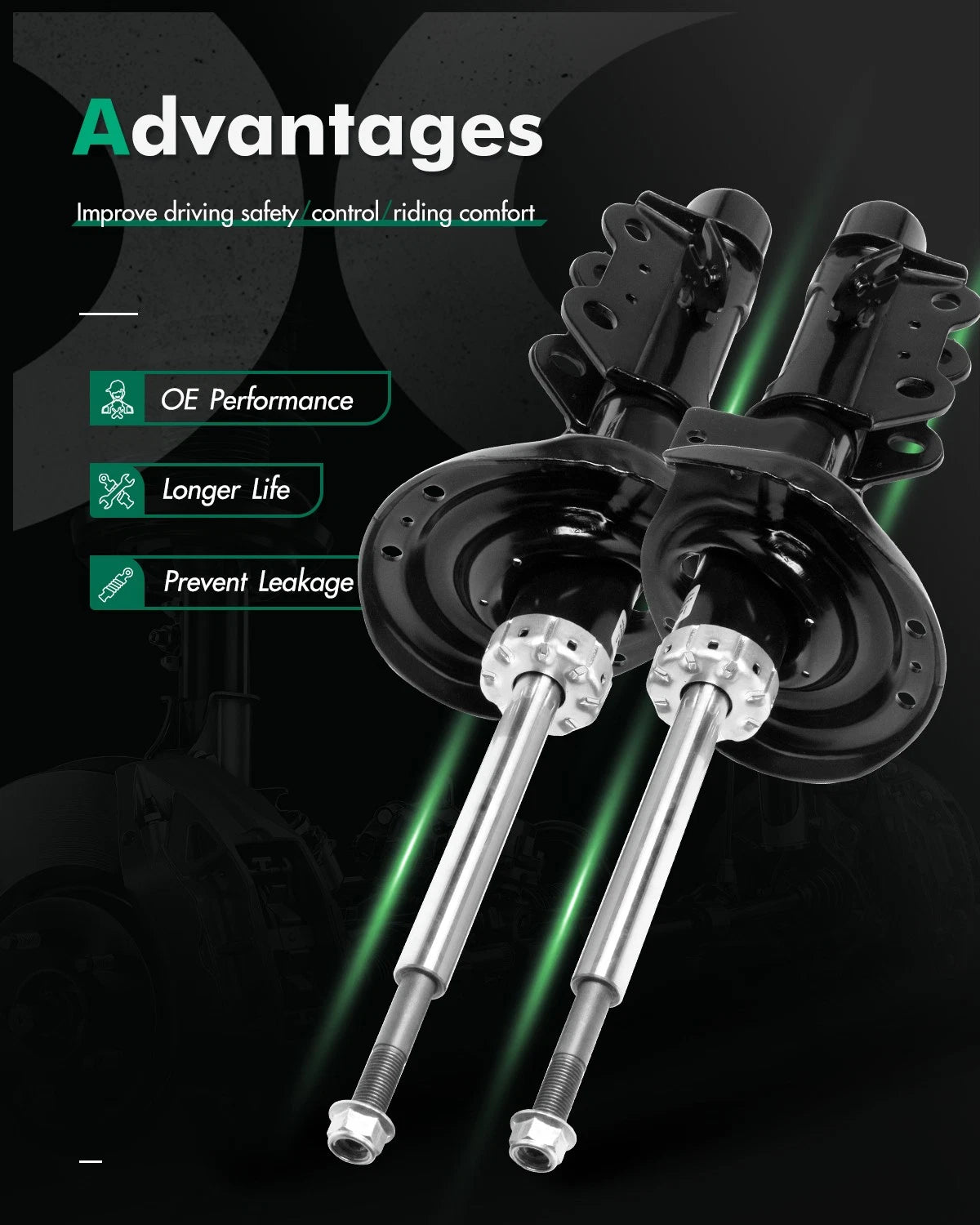 Front Pair Shocks & Struts for Chevrolet Camaro (2010–2012)
