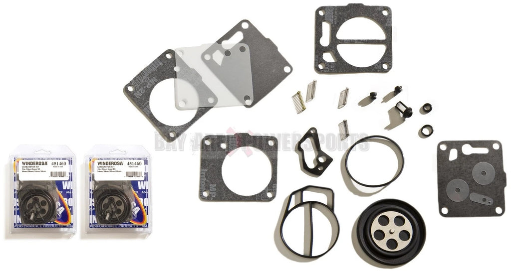 Dual Mikuni Carb Rebuild Kit for Yamaha VXR Wave Blaster Wave Raider (1996–2000)