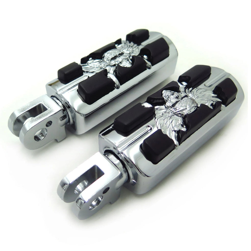 Pirate Skull Footpeg for Triumph Adventurer (1996–2001)