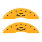 Caliper Covers Set of 4 Engraved Bowtie for 20-24 Chevy Silverado 3500