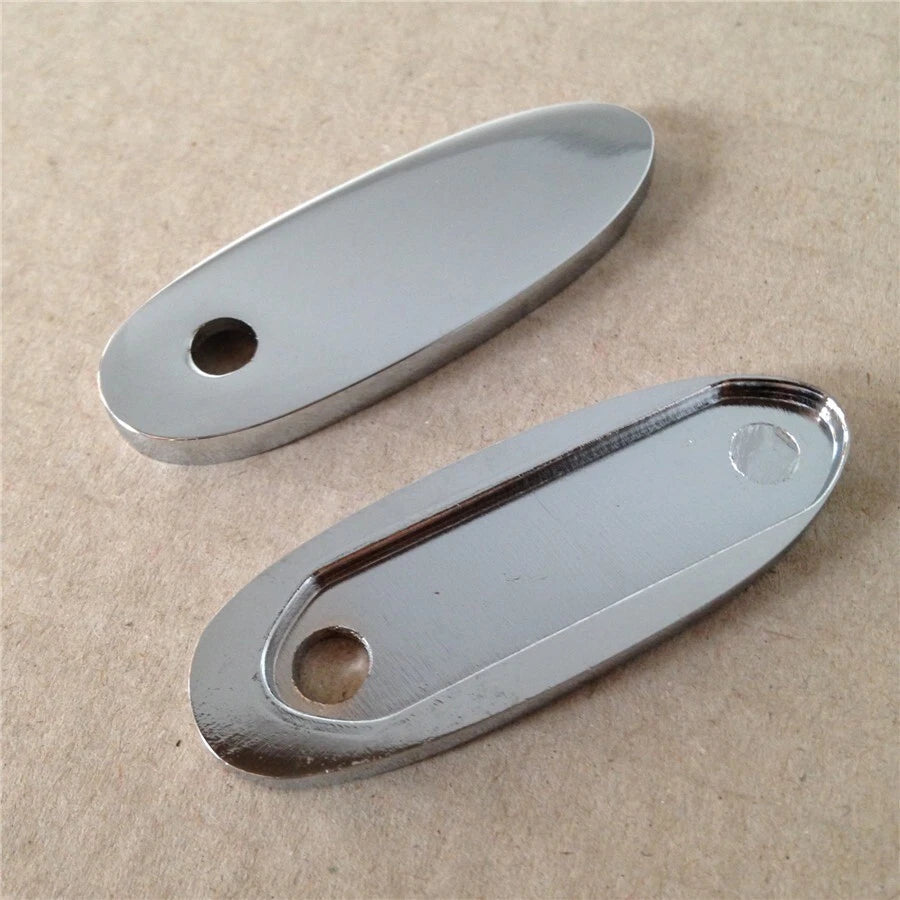 Chromed Mirror Block Off Base for Honda Kawasaki Yamaha Suzuki