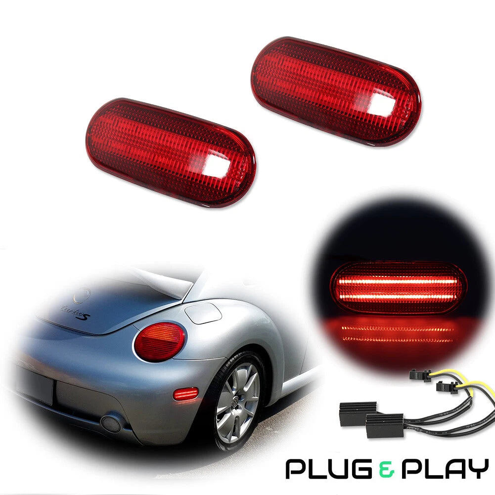 Set of 2 LED Side Marker Parking Lights for Volkswagen Beetle (1998–2005)