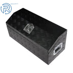 30" x 13" x 13" Black Aluminum Tool Box for Trailer Pickup Truck