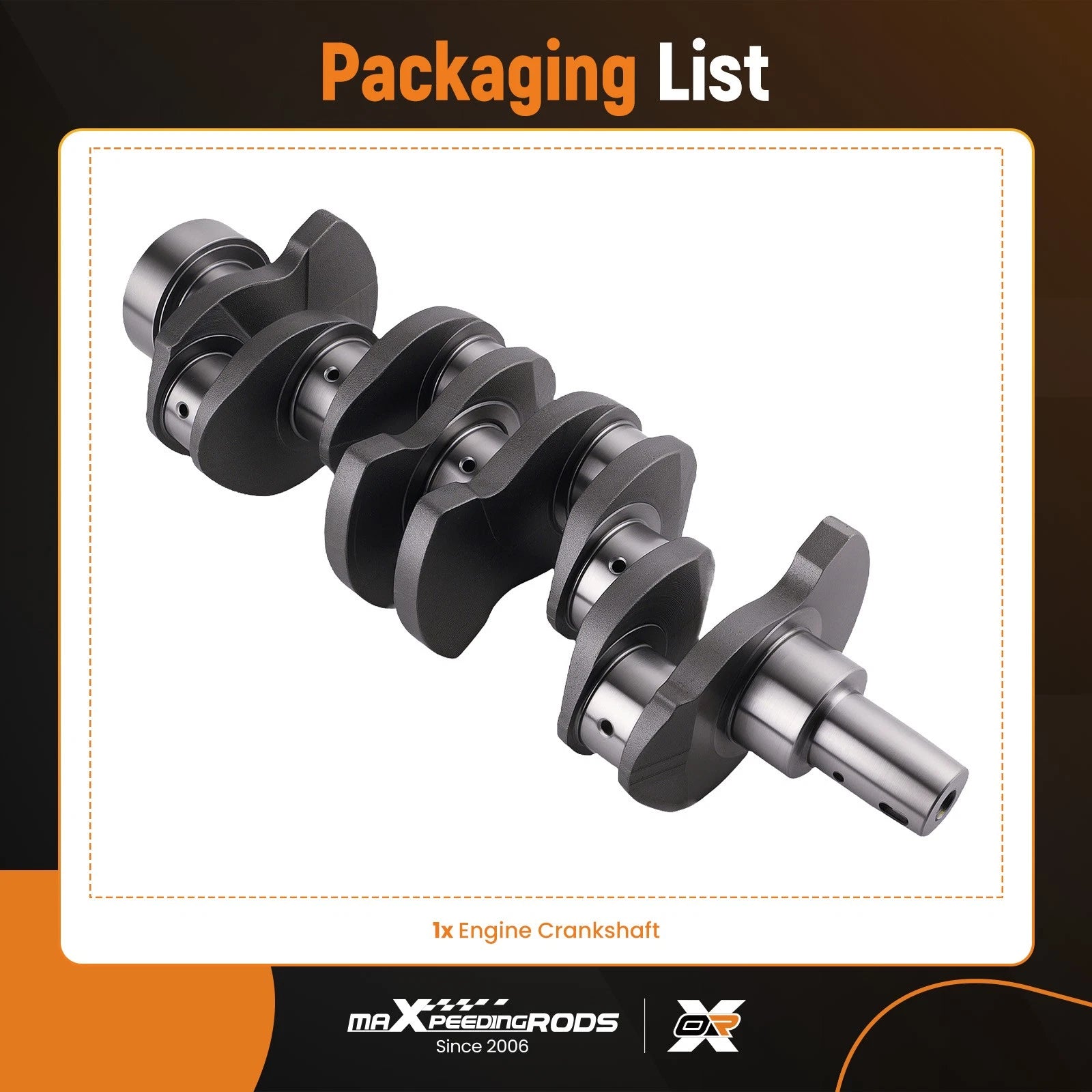 Crankshaft for Yanmar 4D94LE 4TNV94 (129902-21050, 110mm Stroke)