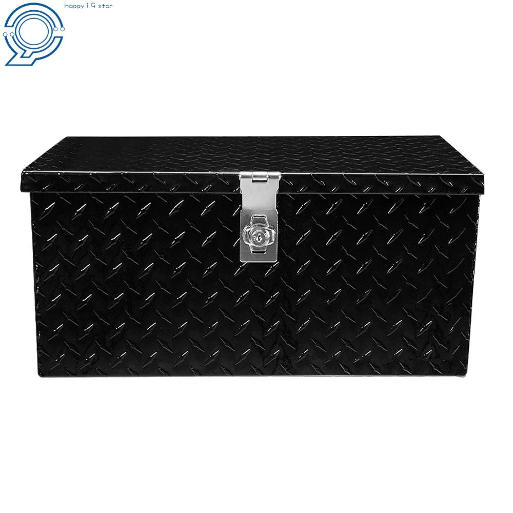 Black Aluminum Tool Box for Truck Trailer Storage (20" x 12" x 9.5")