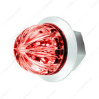 Red LED Clear Lens Dual Function Mini Watermelon Lights for Universal Cars (1 1/8")