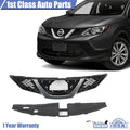 Black Chrome Front Upper Grille for Nissan Rogue Sport (2018–2019)