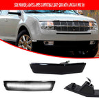 2X Smoke Lens LED Front Bumper Side Marker Light for Lincoln MKX (2007–2010)