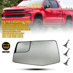 Driver Side Mirror Glass for Chevy Silverado GMC Sierra (2019–2023) Heated