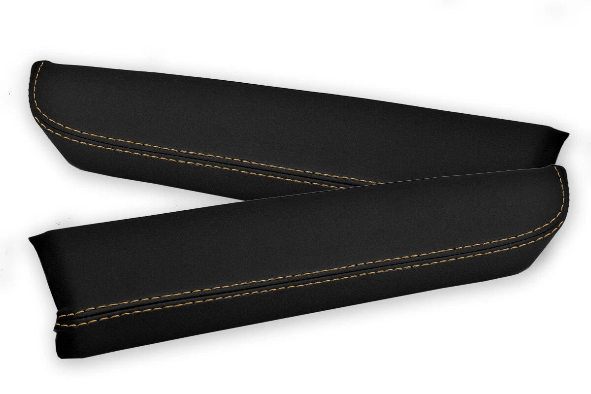 Set of 2 Leather Front Door Armrest Panel Covers for Nissan 350Z (2003–2005)