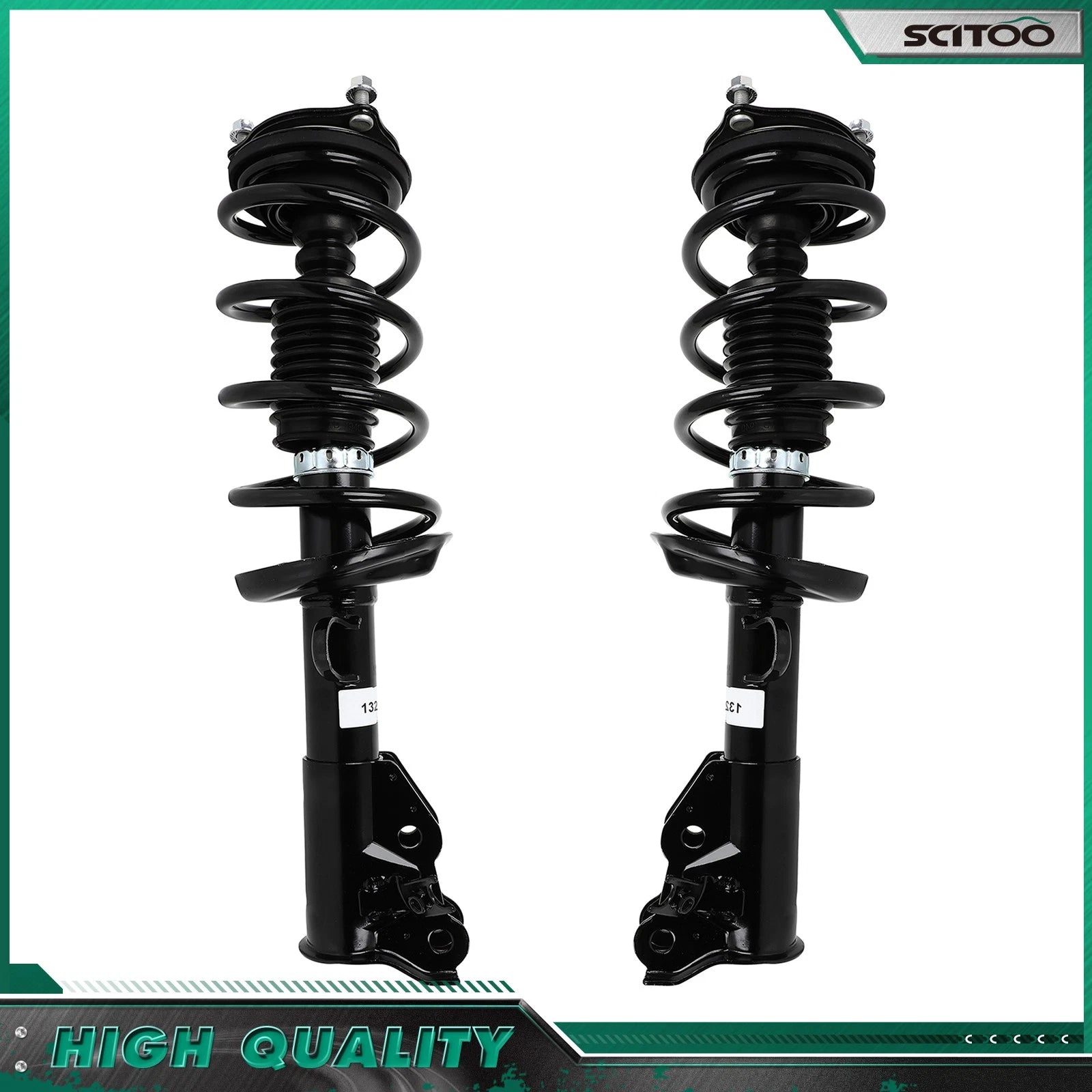 Front Complete Struts w/ Coil Spring Assembly for Honda Civic (2013–2015)