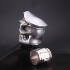 Silver Skull Steering Wheel Spinner Knob for Universal Fit
