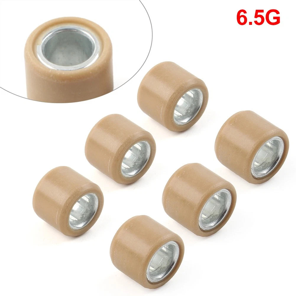 Set of 6 Variator Rollers 16X13 for GY6 50cc Scooter Moped (50cc) 6.5g