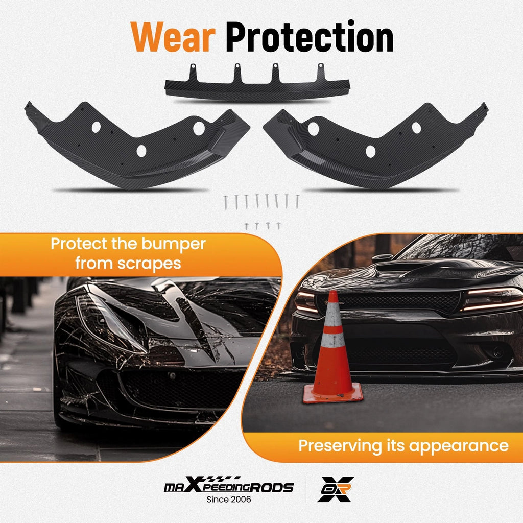 Front Bumper for BMW 3-Series G20 M Sport Sedan (2019–2021) Carbon Look