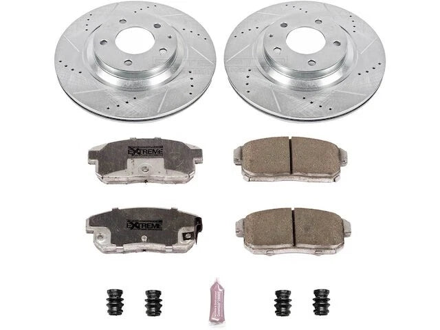Rear Brake Pad and Rotor Kit for Mazda RX-8 (2004–2011) BR413WR