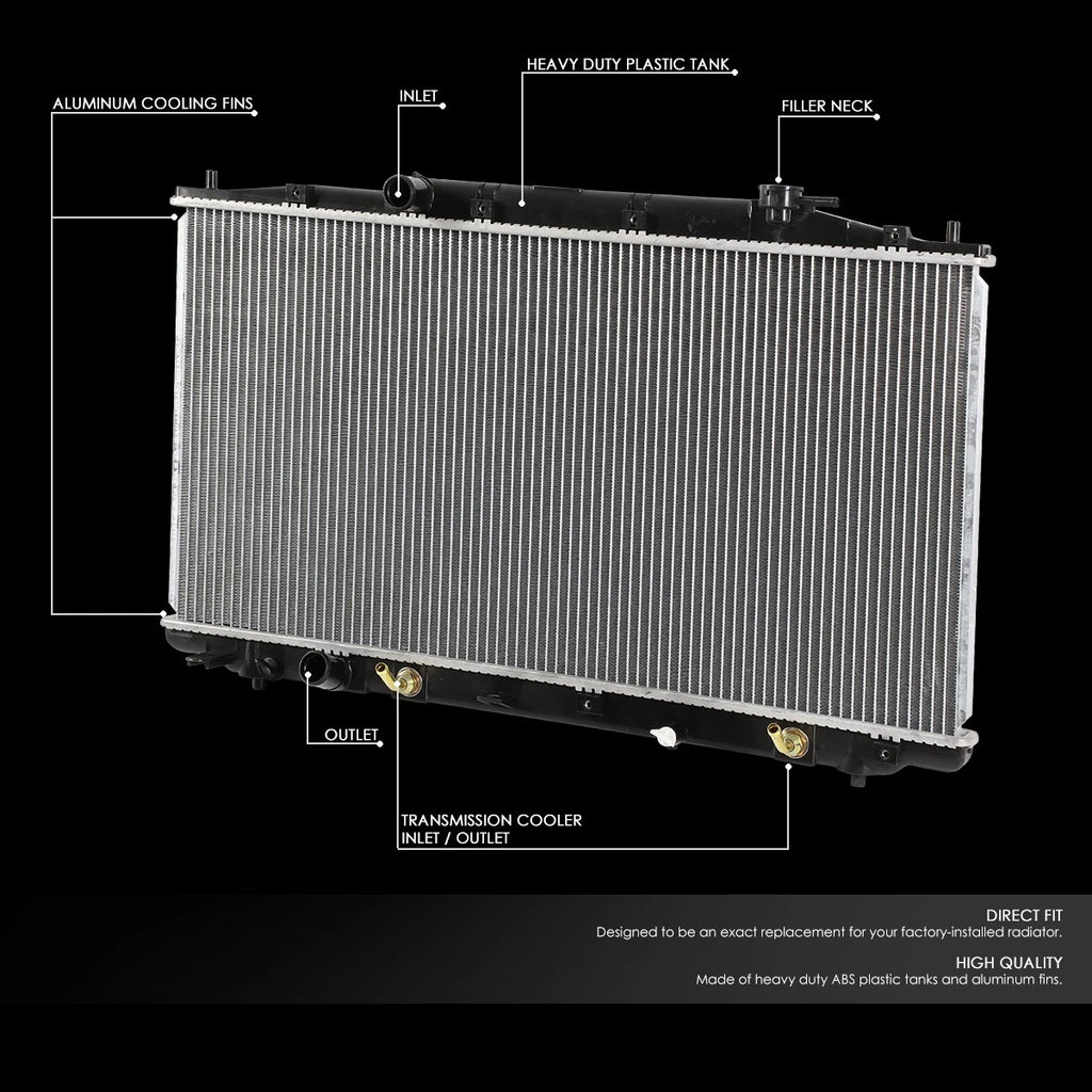 Aluminum Core Cooling Radiator for Honda Accord/Crosstour 3.5L (2008–2014) DPI 2989