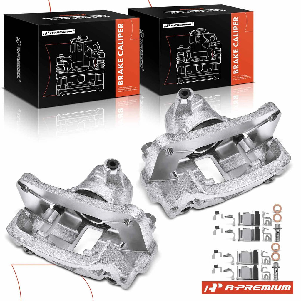 Pair Rear Brake Calipers with Bracket for Toyota 4Runner (2003–2009)