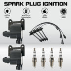 2X Ignition Coils + Wire + Spark Plugs for Toyota Camry 1997–2001 2.2L L4