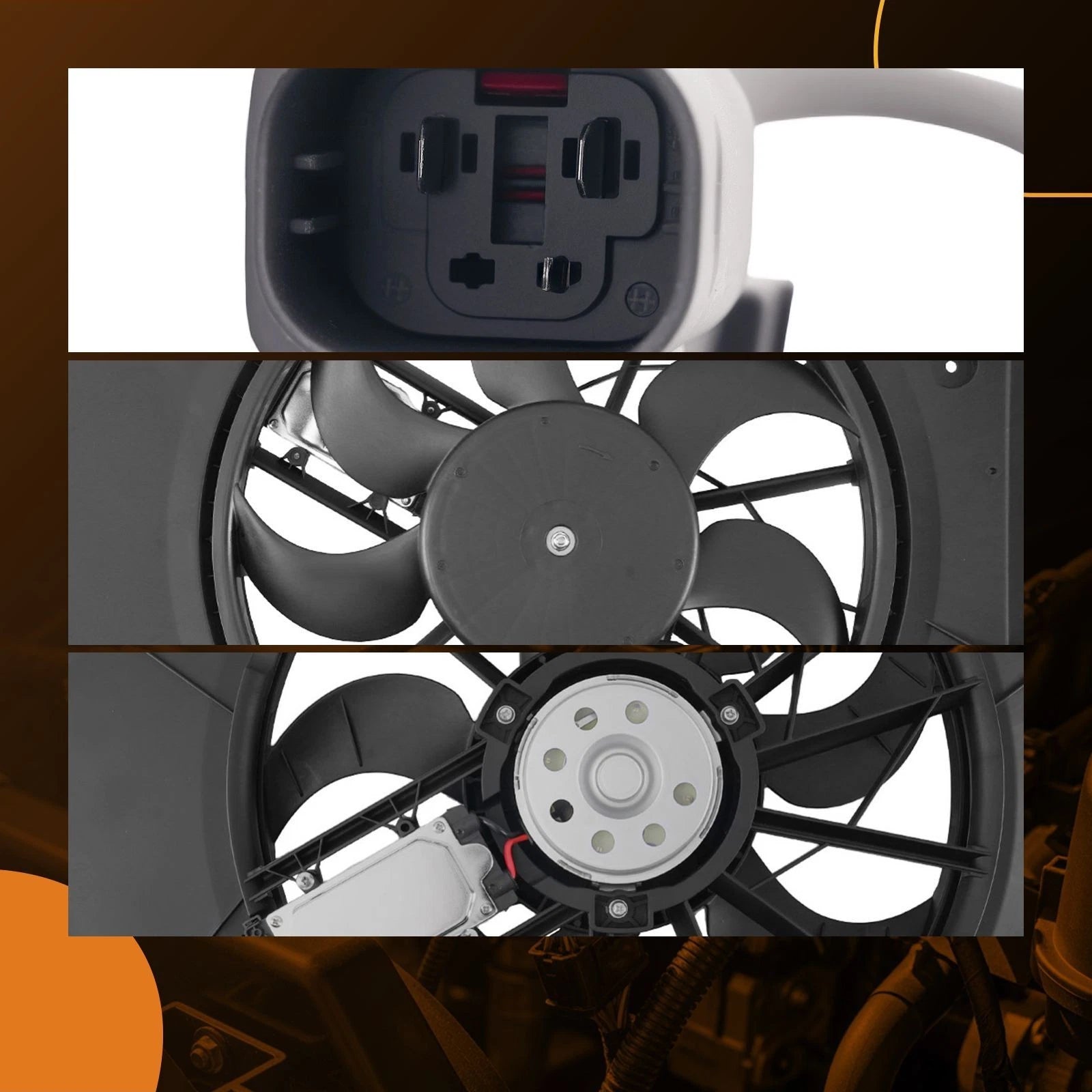 Radiator Cooling Fan for Volvo S60/S80/V70 (2004–2007)