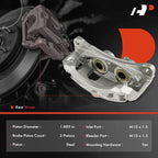 Rear Left Brake Caliper with Bracket & Piston for Chevy Silverado 2500 HD (2001-2019)