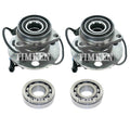 Front & Rear Wheel Bearings & Hubs Kit for Chevrolet Astro GMC Safari (1996–2005)