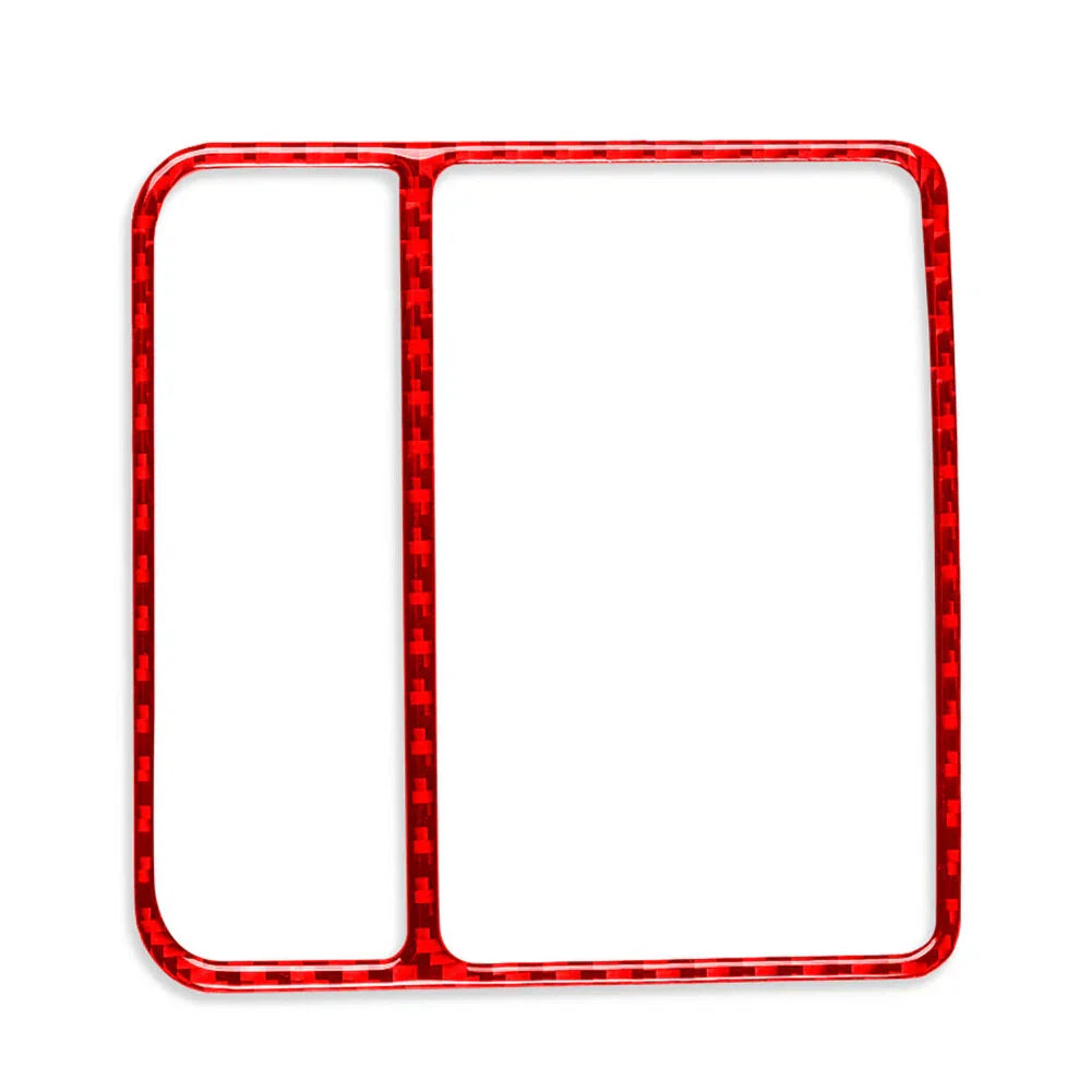 Rear Seat Air Vent Outlet Cover Frame Red for VW Golf 8 (2021-2023)