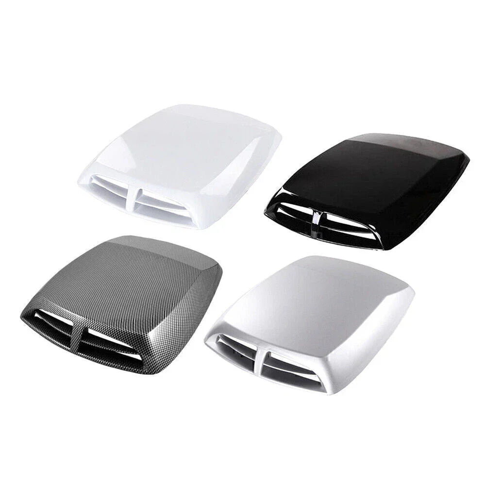 Universal Black Car Decorative Air Flow Intake Hood Scoop Vent Cover