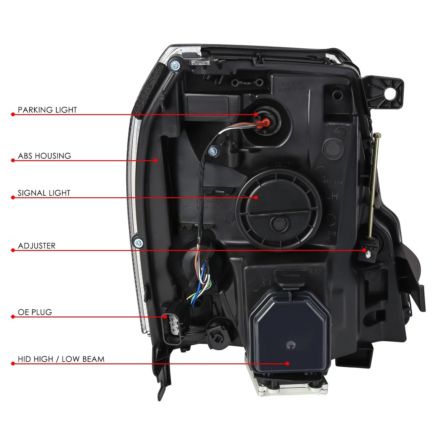 HID Projector Headlight for Cadillac Escalade (2007–2009)