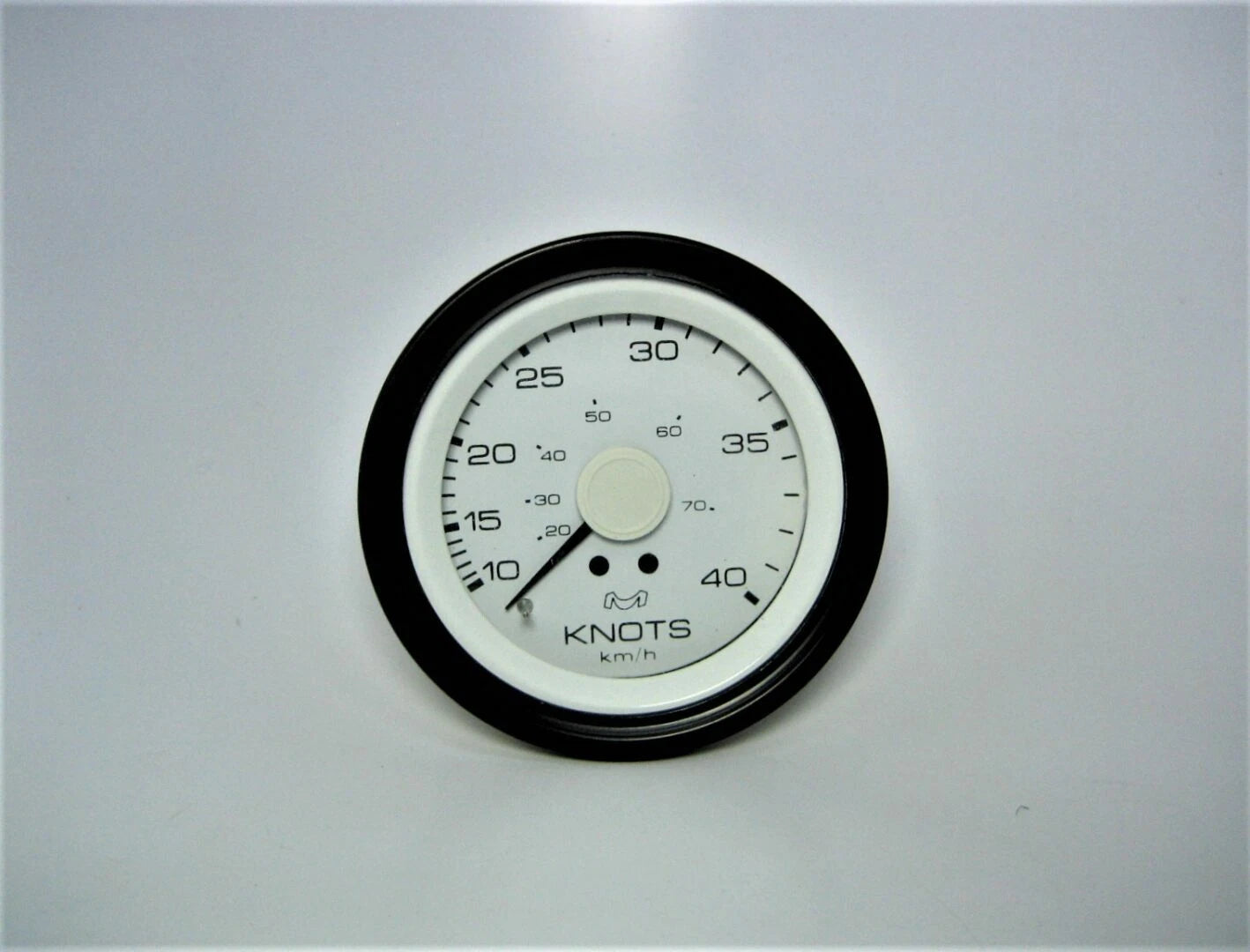 Medallion SS-124-30W Gauge Kit for 0-40 Knots, White Face, Black Bezel