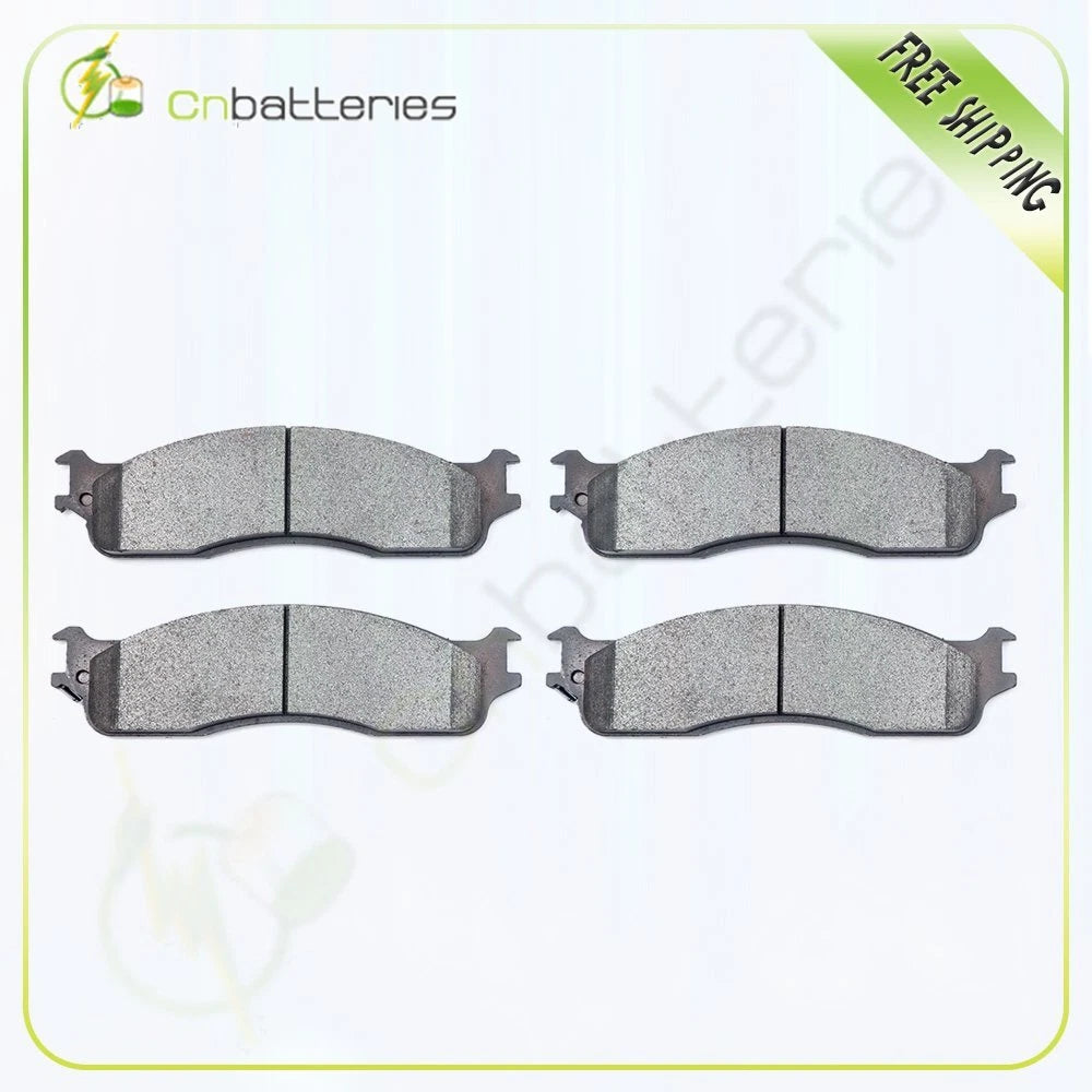Set of 4 Metallic Brake Pads for Ram 1500 2500 3500 (2002–2023)
