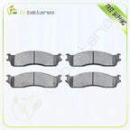 Set of 4 Metallic Brake Pads for Ram 1500 2500 3500 (2002–2023)