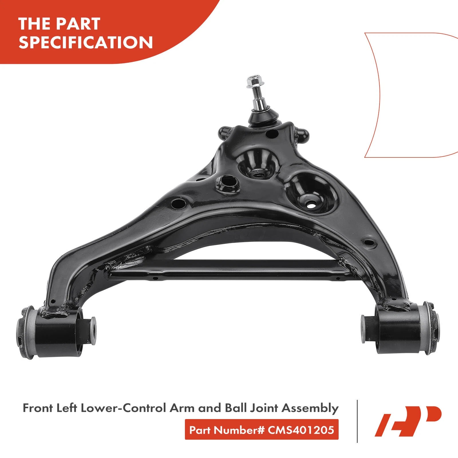 Front Left Lower Control Arm with Ball Joint for Ford F-150 (2004-2020)
