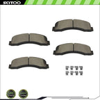 4X Front Ceramic Brake Pads for Ford F150 (2019–2020)