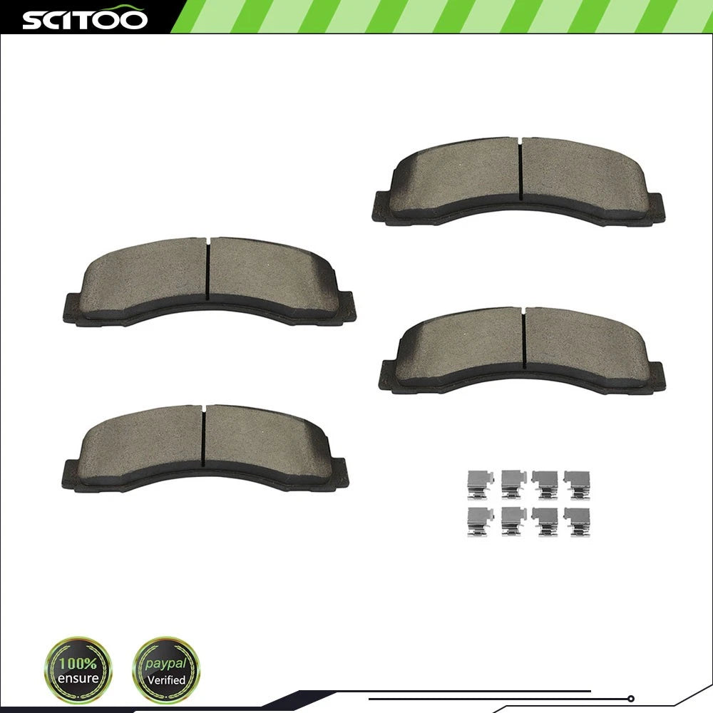 4X Front Ceramic Brake Pads for Ford F150 (2019–2020)