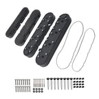 Aluminum Finned Valve Covers for LS Engines (Year Range Not Specified)
