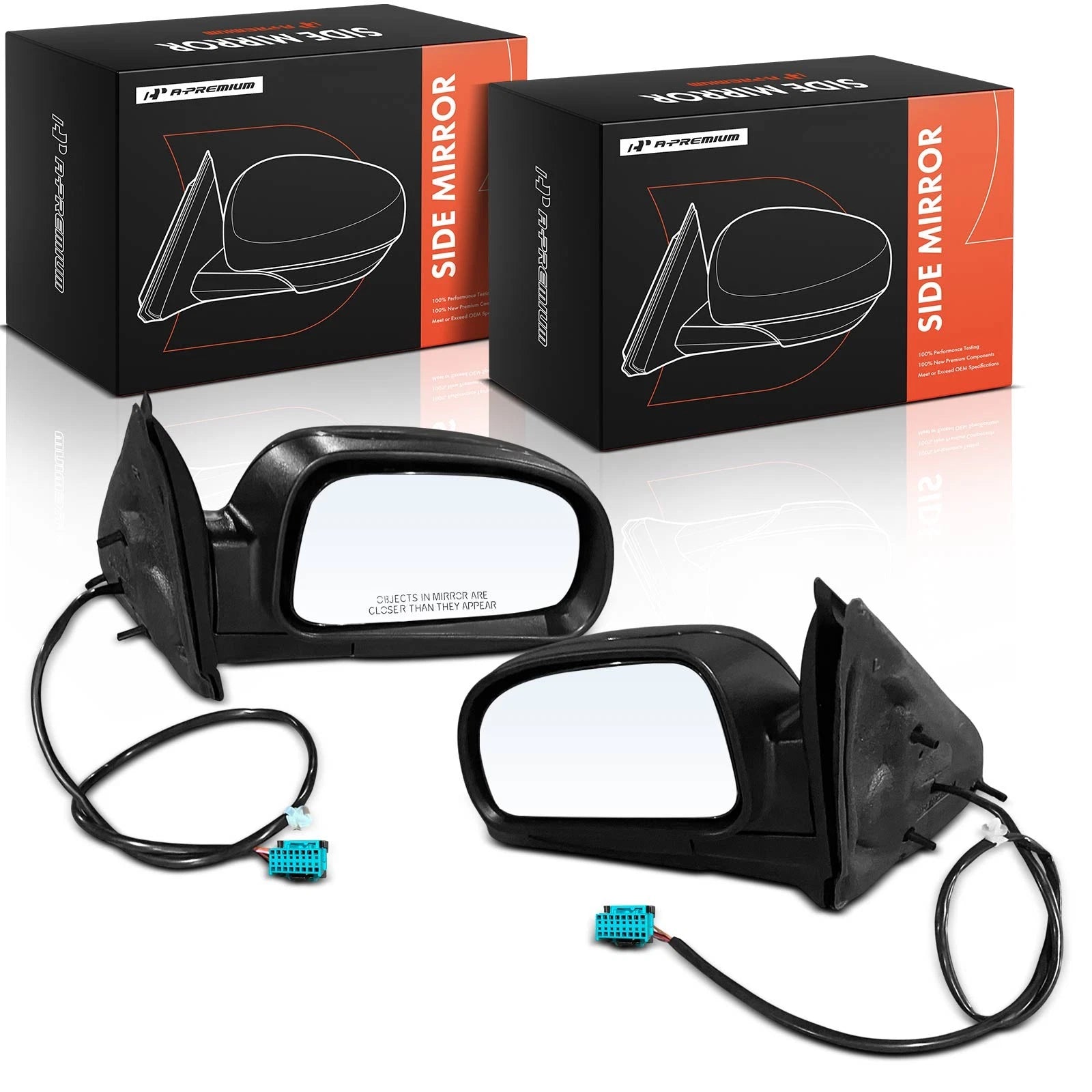 Power Mirror Pair with Power Fold Heated for Chevrolet Trailblazer (2006–2009)