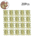 20Pcs Mini Hinges for Jewelry Chest Music Box (2017mm, Gold)
