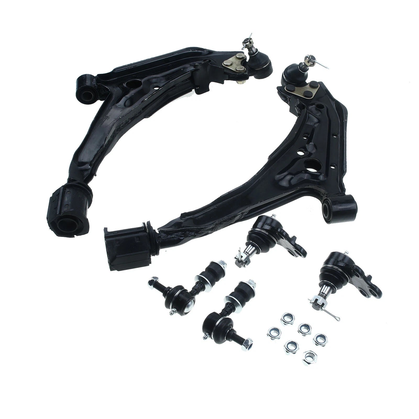 Set of 6 Front Control Arms & Sway Bar End Links for Nissan Maxima (1989–1994)